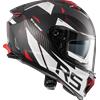 Premier Helmets Premier Typhoon RS 2 BM- Nero bianco e rosso