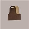 LUCGEL 10 Pz Scatola Astuccio Porta 2 Bottiglie 750 ml vino e olio New Bag in Cartoncino Marrone effetto Pelle 180x90H410mm