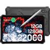 Blackview Active 8 Android 13 Rugged Tablet 22000mAh 10,36" 12GB+128GB Dual 4G