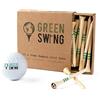 Green Swing Tee da Golf in bambù da 83 mm, Unisex, Verde