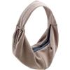 HUNTER Borsa per Il Trasporto Los Angeles, Colore: Taupe/Grigio, per Cuccioli, con moschettone, Morbido Tessuto in Cotone e Poliestere, Dimensioni: 60 x 30 cm