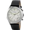 Breil Orologio UOMO CHOICE quadrante MONO-COLORE ARGENTO movimento CRONOGRAFO QUARZO e CINTURINO PELLE DI VITELLO NERO EW0298