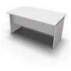 One Living Scrivania da Ufficio Panel Desk Tavolo Porta PC 140 x 80 x 73 CM - Bianco