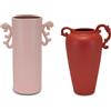 Henriette set 2 Vasi BA-ROCK colori rosa e mattone