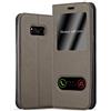 Cadorabo Custodia Libro per Samsung Galaxy S8 PLUS in BRUNO PIETRA - con Funzione Stand e Chiusura Magnetica - Portafoglio Cover Case Wallet Book Etui Protezione