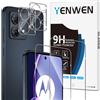 Yenwen Vetro Temperato Compatibile con Motorola Moto G84 5G, 2 Pezzi Vetro Temperato Pellicola Protettiva + 2 Pezzi Pellicola Fotocamera, Antigraffio, Durezza 9H, Senza Bolle