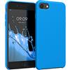 kwmobile Custodia Compatibile con Apple iPhone SE (2022) / iPhone SE (2020) / iPhone 8 / iPhone 7 Cover - Back Case per Smartphone in Silicone TPU - Protezione Gommata - blu radiante