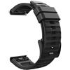 MoKo Cinturino Compatibile con Garmin Fenix 7/5/5 Plus/6/6 Pro/Epix Gen 2/Forerunner 935/945/Approach S60/S62/Quatix 6/Instinct, 22mm Quick Fit Braccialetto Morbido di Ricambio in Silicone - Nero