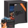 Brihard Business Cassaforte Grande con Borsa Ignifuga - Cassaforte da Armadio 48L (40x36x36cm) con Schermo LCD e Ripiano Removibile - Ideale per Contanti, Documenti e Oggetti di Valore