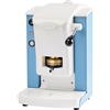 FABER COFFEE MACHINES | Modello Slot Plast | Macchina caffe a cialde ese 44mm | Pressacialda in ottone regolabile (TURCHESE | BIANCO)