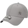 New Era Flawless 9Forty York Yankees, Snapback cap Uomo, Grigio, OSFA (55.8 cm - 60.6 cm)