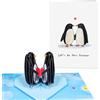 Central 23 Biglietto Pop Up Pinguino - Let's Do This Forever - Dolce Biglietto Auguri 3D Per Uomo Donna - Regalo Amore Per San Valentino Matrimonio Anniversario - Viene Fornito Con Adesivi