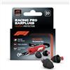 Alpine Formula 1® Race Tappi per le orecchie- Protezione dell'udito riutilizzabile per eventi e ambienti rumorosi - Riduzione del rumore di 22 dB - Protezione dell'udito Ultra Soft Comfort