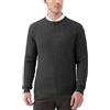 Kallspin Maglione Pullover da Uomo a Maniche Lunghe in Misto Lana con Scollo Tondo(Grigio Chiaro, 3XL)