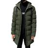 tinetill Piumino Lungo Uomo Invernale Caldo Piumino Trapuntato con Cappuccio Parka Zip Spesso Cappotto Invernale Giacca Termica da Uomo