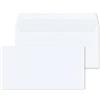 RAYLU PAPER - Confezione di buste bianche in carta con chiusura autoadesiva per l'invio di documenti e lettere, facile da sigillare, 90 g/m² di spessore (Americano, 500 unità)