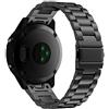MoKo Cinturino Compatibile con Garmin Fenix 7/5/5 Plus/6/6 Pro/Epix Gen 2/Forerunner 935/945/Approach S62/Instinct 2, 22mm Quick Fit Braccialetto in Acciaio Inossidabile con Chiusura Pieghevole - Nero