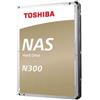 Toshiba N300 NAS - Hard drive - 10 TB - internal - 3.5 - SATA 6Gb/s - 7200 rpm - buffer: 256 MB