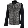 Regatta Dare 2b - Maglione a Maniche Lunghe in Finta Pelliccia con Cerniera Intera e Fondo in Pile, Donna, Maglieria, DWA432 13C12L, Nero/Grigio Antracite., 12