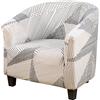 uyeoco Copripoltrona 1 Posto Elasticizato,Fodere Copripoltrona Universale,Copripoltrona da Cocktail Chesterfield Rimovibile Lavabile Antiscivolo per Bancone Soggiorno Tullsta (Color : #67)