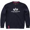 Alpha Industries Basic Sweater Felpa da Uomo Navy