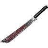 BALINCO Costume da Machete, Sangue imbrattato, Decorazione di Halloween, Carnevale, Costume in Maschera, Accessori per Festival, Travestimento da Zombie, Armi Giocattolo