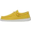 HEYDUDE Hey Dude Wally Slub Canvas Moc Toe Shoes - Scarpe da Uomo, Empire Yellow, 41 EU