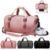 KYYLZ Borsone Palestra Donna Uomo,Borsa Sport,Borsone da Viaggio per Uomo Donna,Borsone Palestra Con Scomparto per Scarpe e Tasche Umide Impermeabil,Borsa Sportiva per Yoga Sport Viaggi Nuoto Rosa