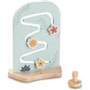 hauck Play Planting S, Fiori - Labirinto di Perline in Legno Compatibile con Vassoio da Gioco Play Tray per Seggiolone Pappa Alpha+, Beta+ e Arketa - Gioco Sensoriale dai 8 Mesi