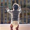 Yiomxhi Rete di sicurezza per bambini, rete di protezione per balcone e scala, 300 x 90 cm, robusta, regolabile, recinto per scale, barriera di sicurezza in rete per gatti e giocattoli, nero