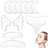 ZEACCT Silicone Patch Antirughe Cuscinetti Antirughe, Antirughe Cerotti Patch Riutilizzabile Viso Antirughe Silicone, Ridurre Rughe Intorno a Fronte, Occhi, Bocca Collo e Petto -11 Articoli