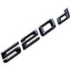 MCK Auto 520d nero lucido bagagliaio posteriore logo emblema Tuning per E39 E60 E61 F10 F11 F07 F18 G30 G31 G38 HB2R2