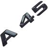 MCK Auto - A45 nero lucido posteriore logo logo posteriore distintivo emblema tuning modifica
