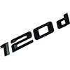 MCK Auto 120d nero lucido bagagliaio posteriore logo emblema Tuning per E81 E82 E87 E88 F20 F21 F52 HB2R1