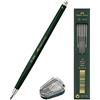 Faber-Castell Faber Castell - Portamine TK 9400, spessore mina: 2 mm, grado di durezza: B, mine di ricambio e temperamatite