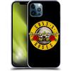 Head Case Designs Licenza Ufficiale Guns N' Roses Logo Pallottole Arte Chiave Custodia Cover in Morbido Gel Compatibile con Apple iPhone 12 / iPhone 12 PRO