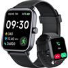 Gydom Smartwatch Uomo Donna, Effettua/Risposta Chiamate, Alexa Integrato 1.8 Orologio Smartwatch Fitness con Contapassi, Monitoraggio Sonno/Frequenza Cardiaca/SpO2, Impermeabile IP68 per Android iOS
