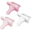 Dr. Brown's HappyPaci - Ciuccio in 100% silicone, 0-6 m, senza BPA, bianco, rosa, rosa chiaro, confezione da 3