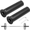 GZhaizhuan Set di 2 manicotti adattatore olimpico in polipropilene per manubri, converte barre da 25 mm a 50 mm, rimovibili con chiave esagonale