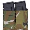 IDOGEAR Borsa per Caricatore Elastico M4 Double Mag Pouch Molle Magazine Pouch Tactical Mag Holder per i caricatori del Fucile M4 (Camo)