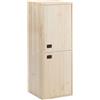 Astigarraga Kit Line Armadio Dinamic 2 ante e 4 ripiani, legno di pino - 105,4 x 37,3 x 33 cm