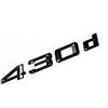MCK Auto 430d nero lucido bagagliaio posteriore logo emblema Tuning per F32 F33 F36 HB8L1