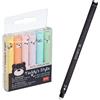 Legami Teddy's Style, Set di 6 Mini Evidenziatori, 1x7 & Penna Gel Cancellabile, Inchiostro Termosensibile, Diametro Punta 0,7mm, Altezza: 15cm, Inchiostro Nero