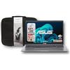 Asus Notebook Portatile, 15.6'' HD, Intel i3-10110U Ram 12GB, Ssd 628GB (128GB NVMe + 500GB Ssd 2,5''), Windows 11 Pro, Office 2021 Pro Plus, Kit Borsa + Mouse