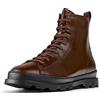Camper Brutus K300245, Stivale alla caviglia Uomo, Marrone medio 038, 45 EU