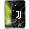 Head Case Designs Licenza Ufficiale Juventus Football Club Nero Marmoreo Custodia Cover in Morbido Gel Compatibile con Apple iPhone X/iPhone XS