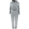 Kobilee Tuta Donna Completa Invernale Jogging Felpa con Cappuccio e Pantalone Due Pezzi Tuta Sportiva Curvy Fitness Elegante Tracksuit Tuta Felpata Cotone Leggero Tute da Ginnastica Completo Palestra