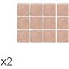 Tescoma FELTRINI ADESIVI 25x25 MM, 24 PZ "PRESTO"