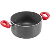 Tescoma CASSERUOLA 2 MANICI ø 24 CM, 4.5 L "MANICO ROSSO"