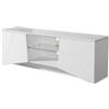 BellaHome Mobile tv malaga bianco, 168,5x39,5x57 cm